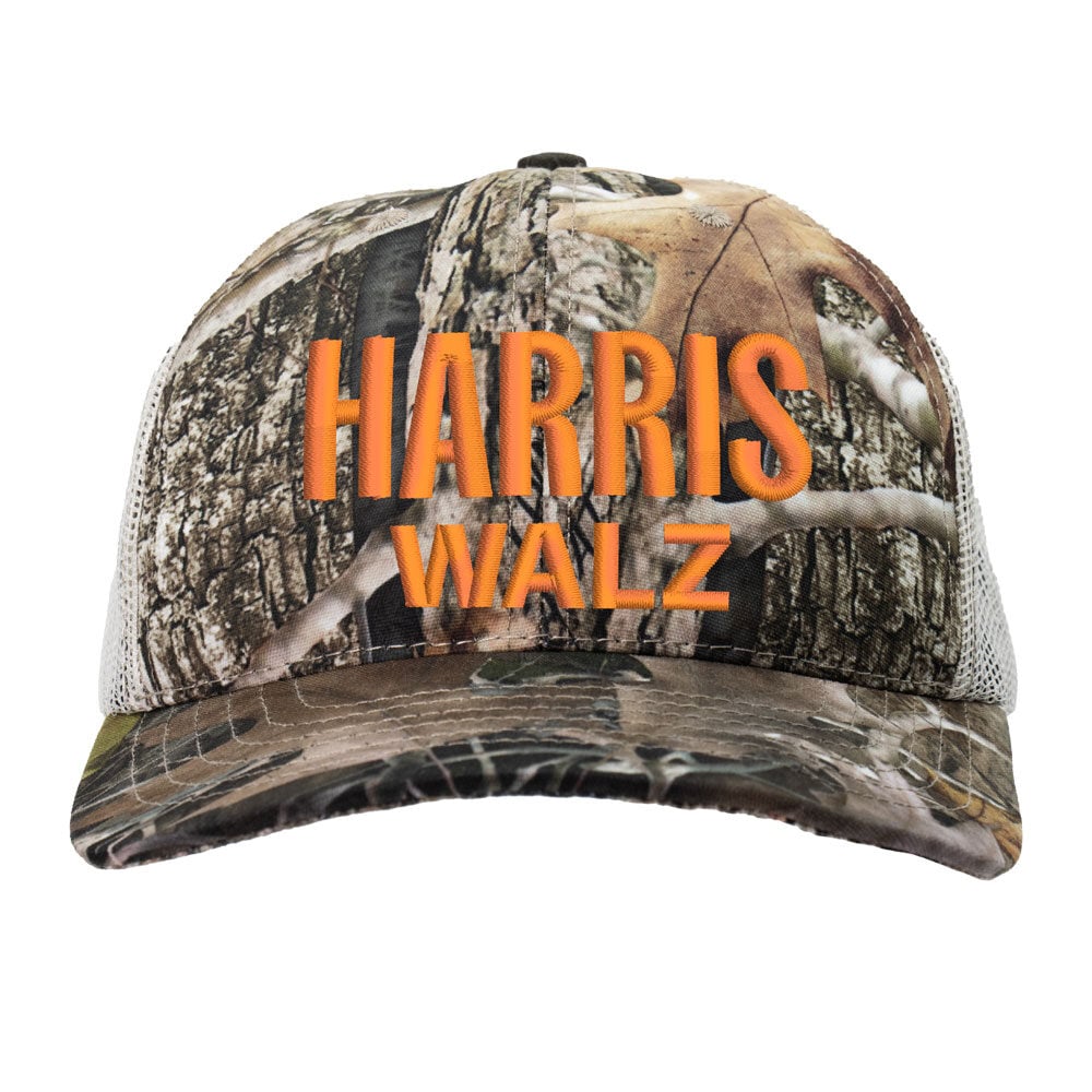 Harris-Walz-Camo-trucker-hat